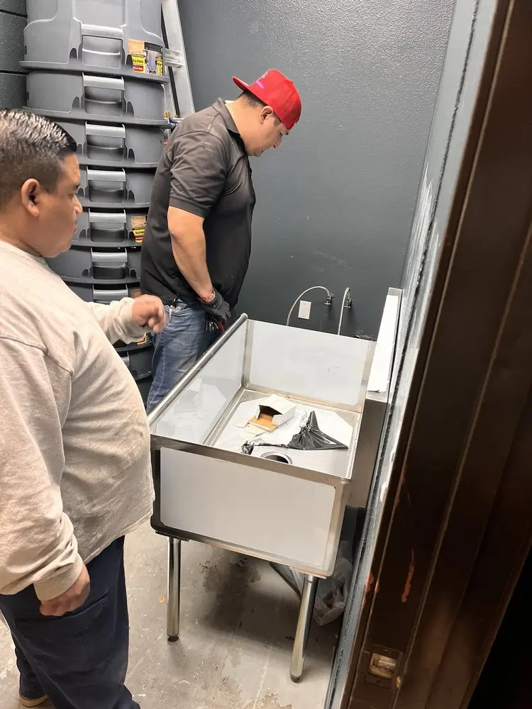 Commercial plumbing and sink installation in Stetson Hills